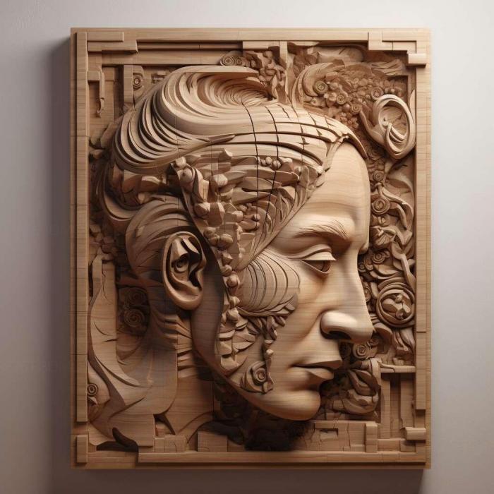 نموذج ثلاثي الأبعاد لآلة CNC 3D Art 